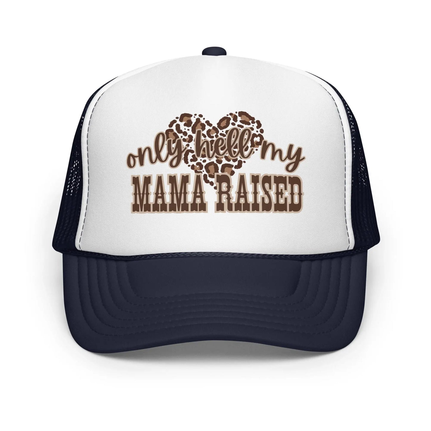 Only Hell Mama Raised Trucker Hat image 16