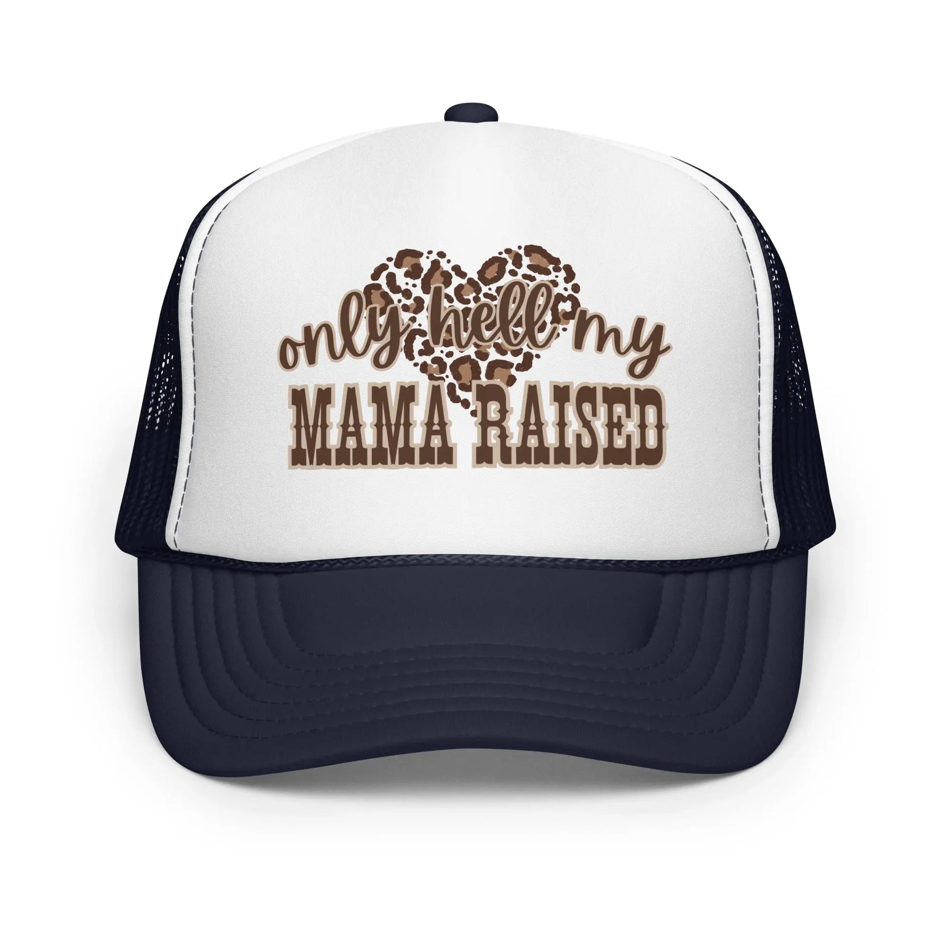 Only Hell Mama Raised Trucker Hat image 16