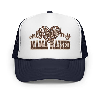 Only Hell Mama Raised Trucker Hat image 16
