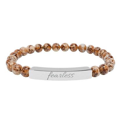 Fearless Natural Stone Bar Bracelet  image 4