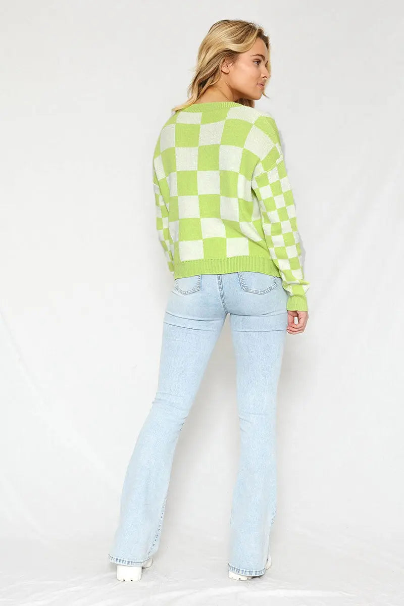 Checkered Cardigan image 4