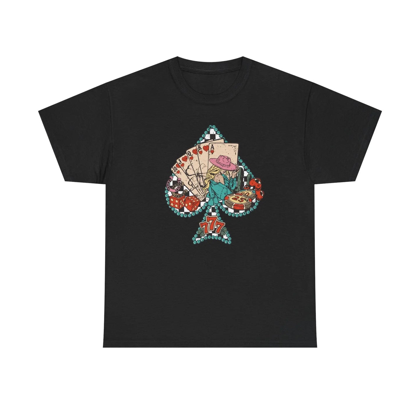 Spade Floral Tarot Tee image 4