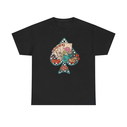 Spade Floral Tarot Tee image 4