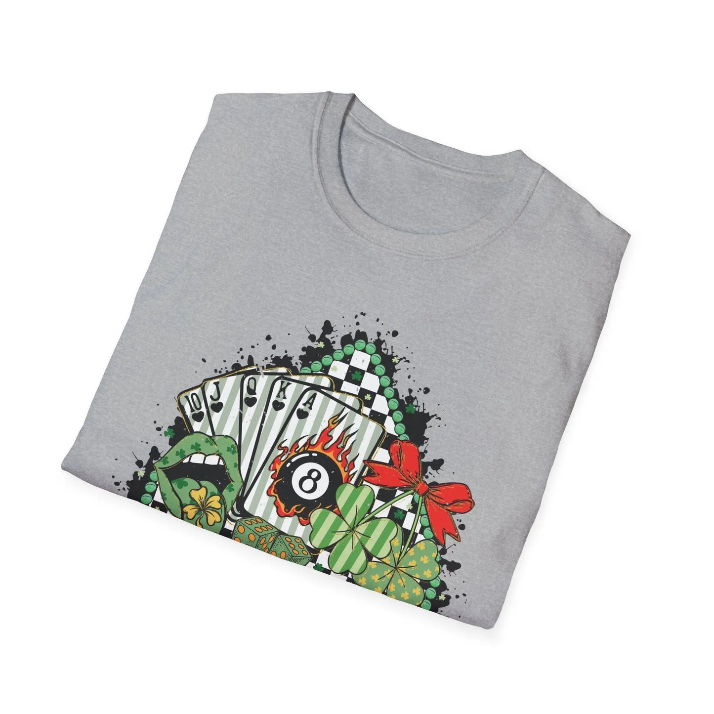 Lucky Spade & 8-Ball Tee image 1