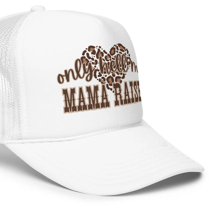 Only Hell Mama Raised Trucker Hat image 37