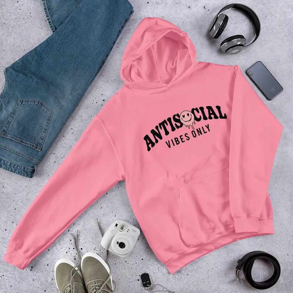 Antisocial Vibes Only Hoodie image 0