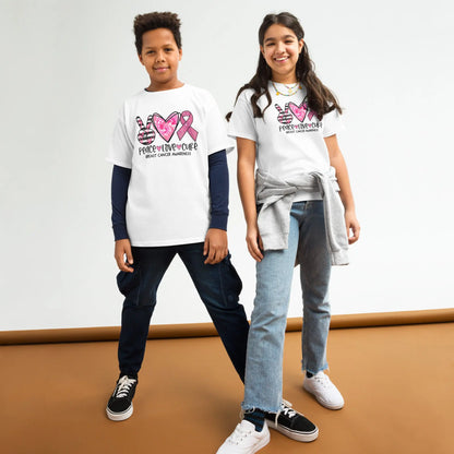 Peace, Love, Cure BCA Youth Tee image 12