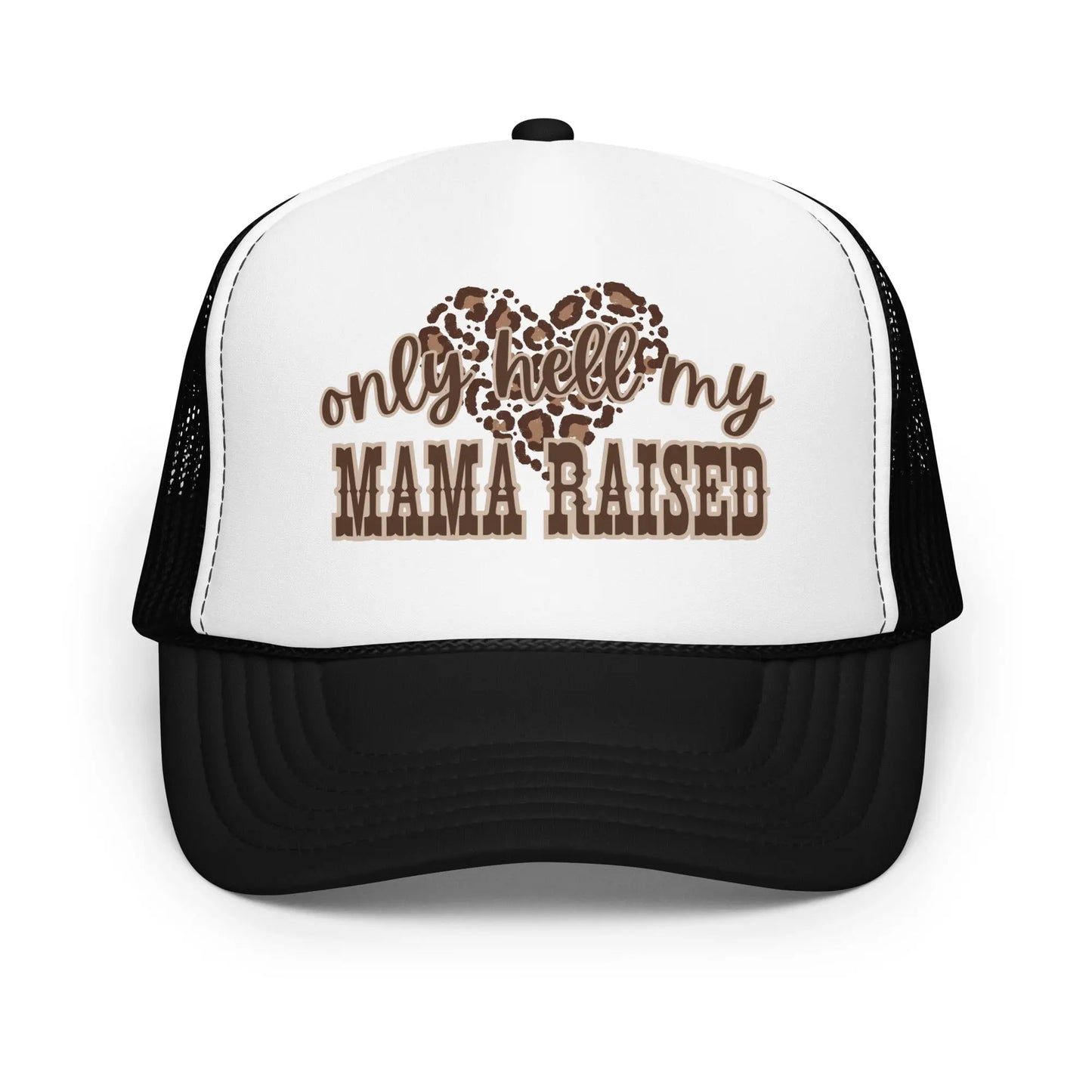 Only Hell Mama Raised Trucker Hat image 35