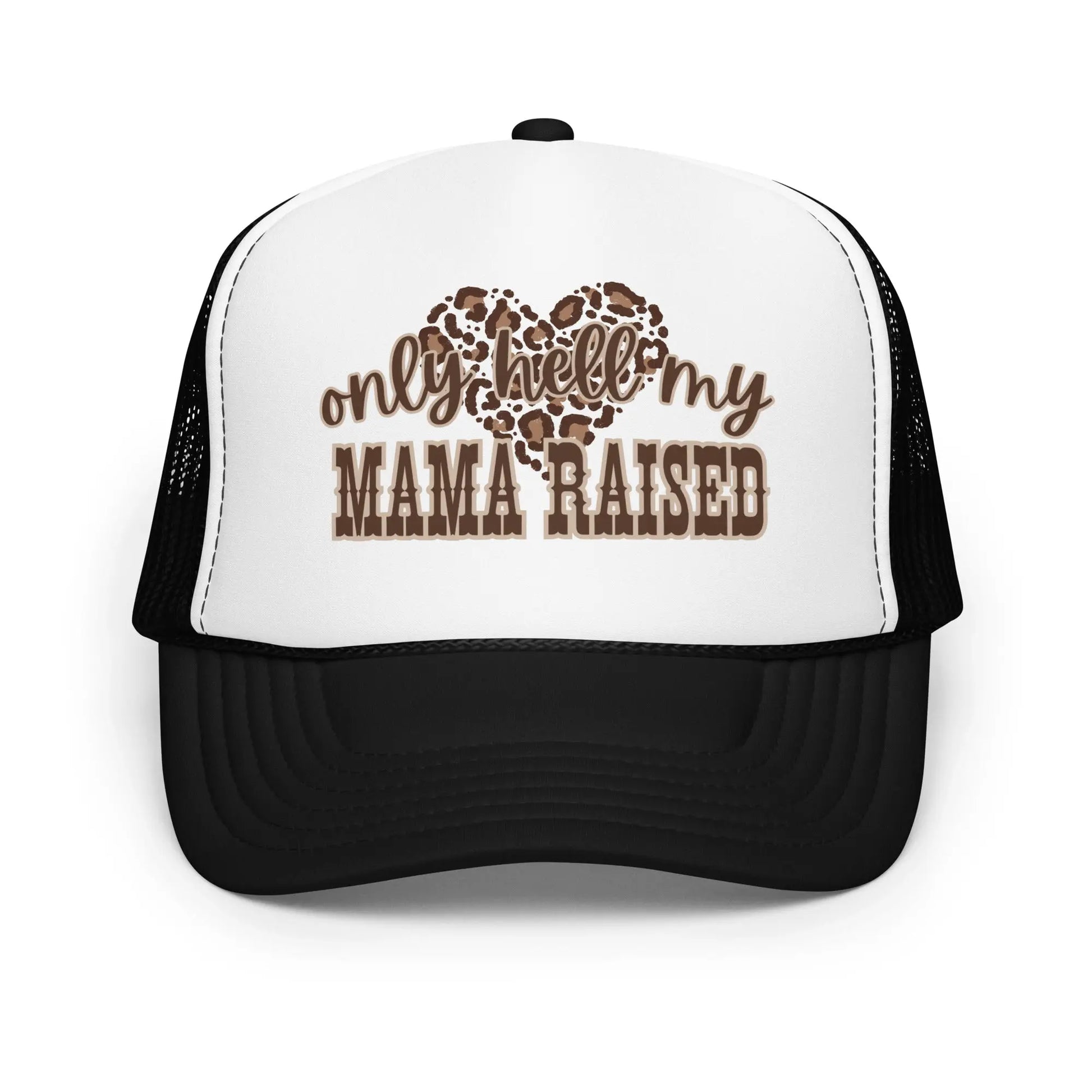 Only Hell Mama Raised Trucker Hat image 35