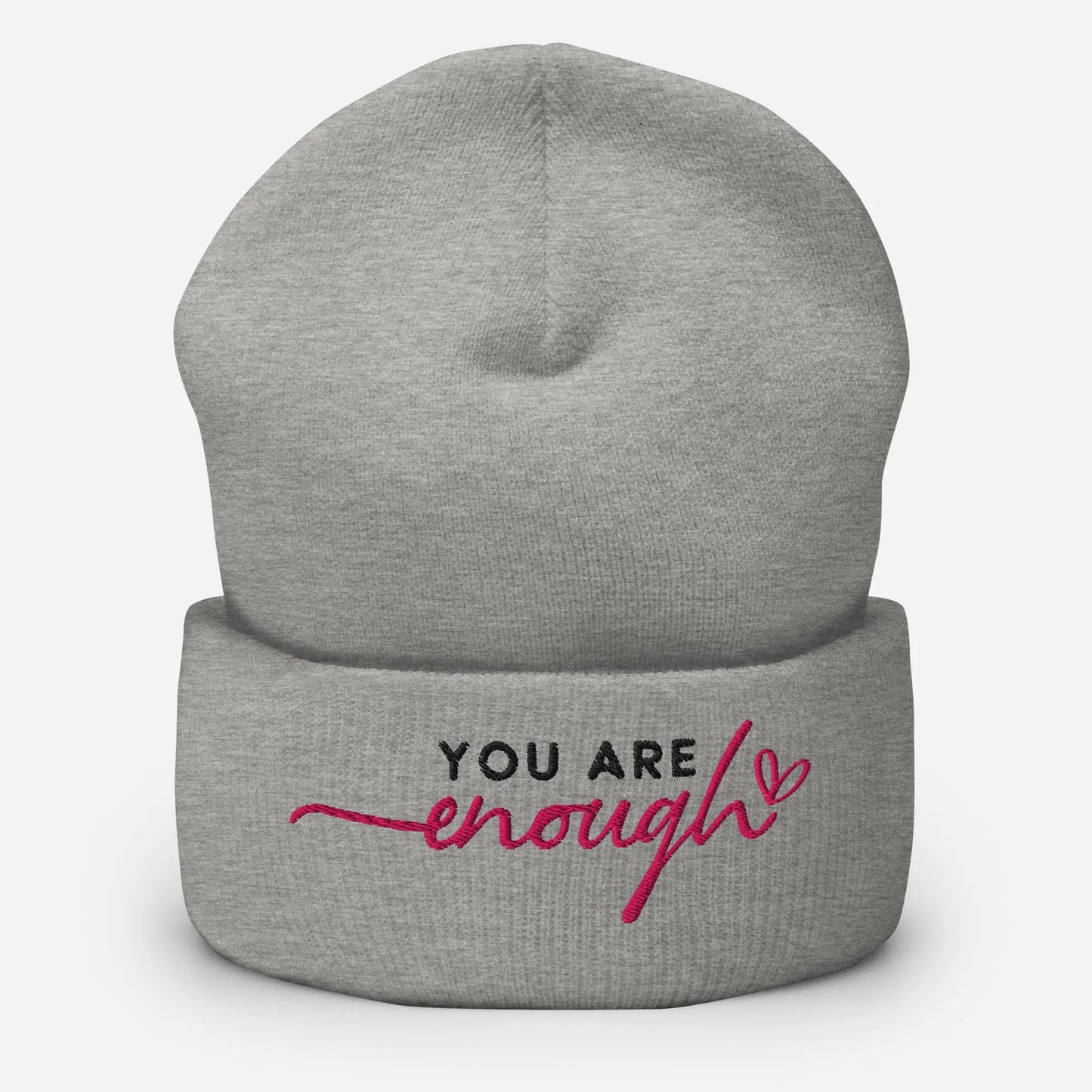 You Are Enough Cuffed Beanie image 1
