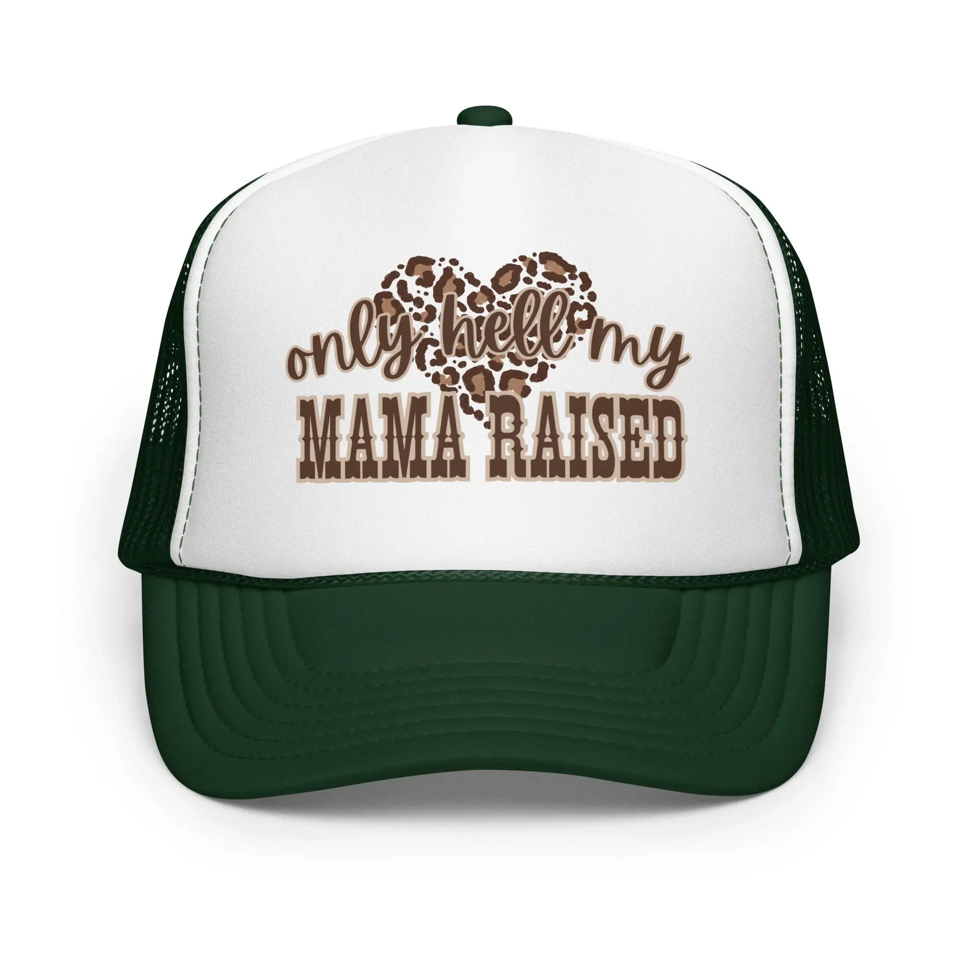 Only Hell Mama Raised Trucker Hat image 17