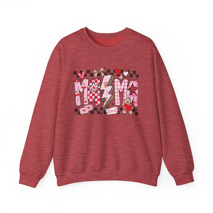 Checkered Valentine Mama Sweatshirt image 12