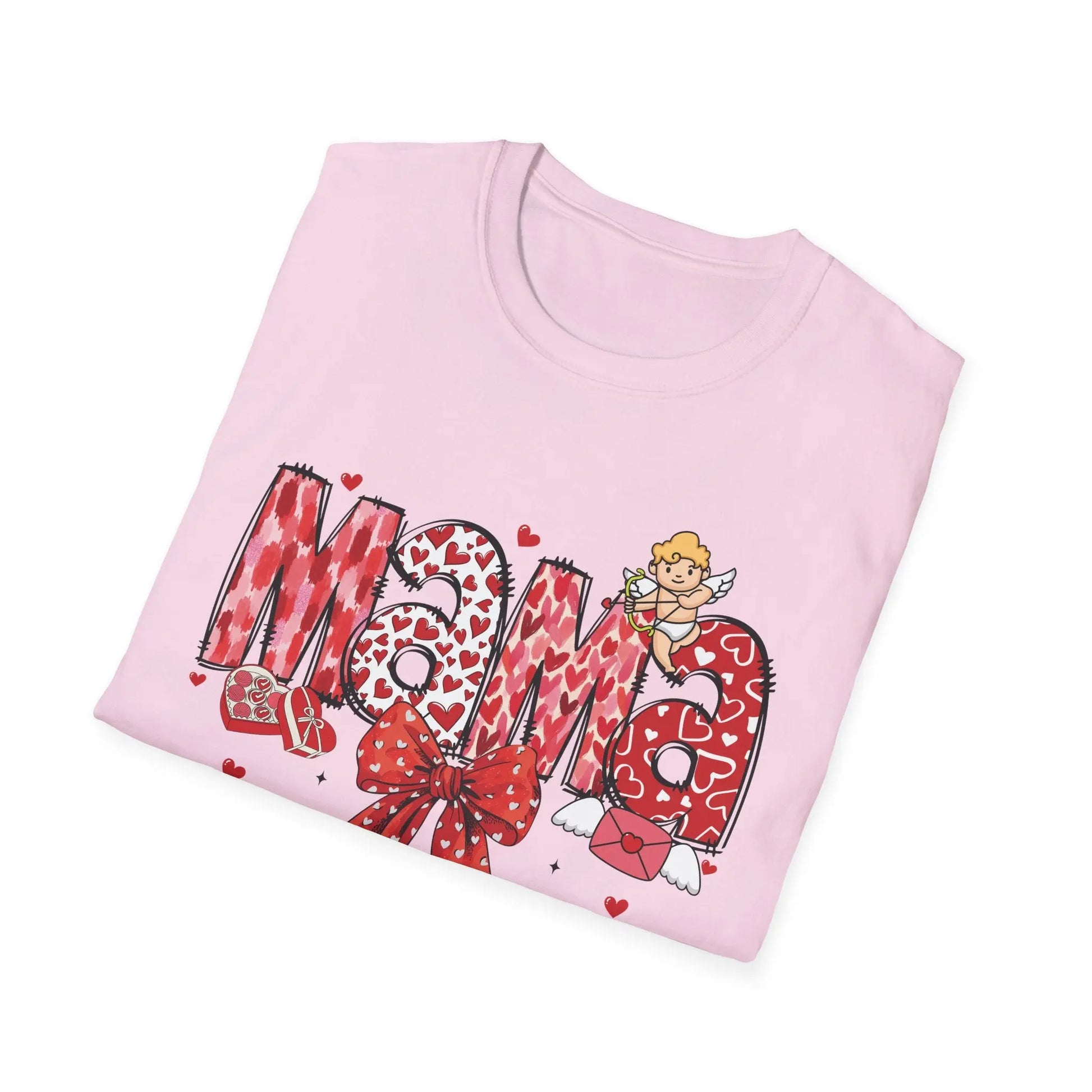 Mama Heart Pattern Tee image 5