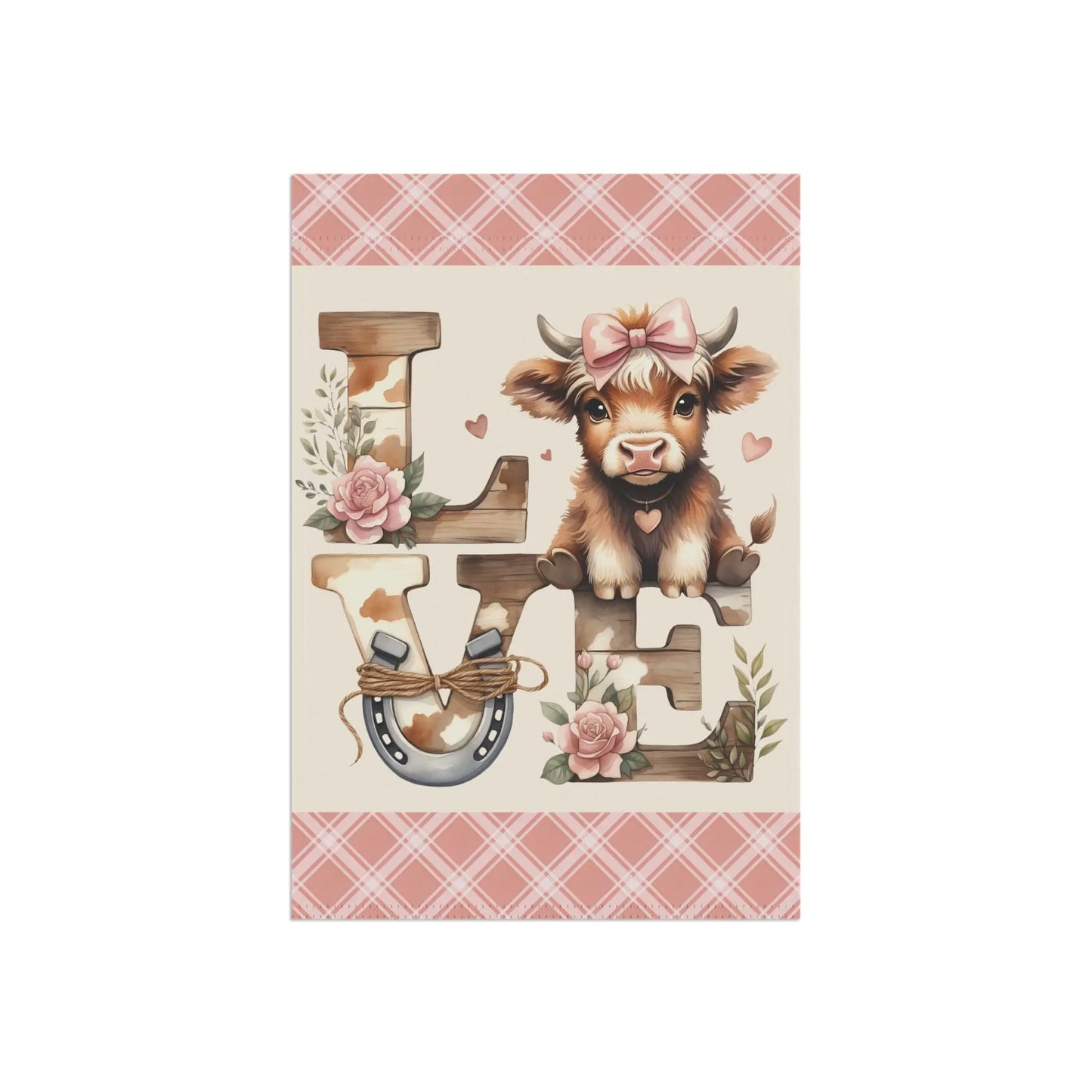 Love Cow Garden Flag  image 3