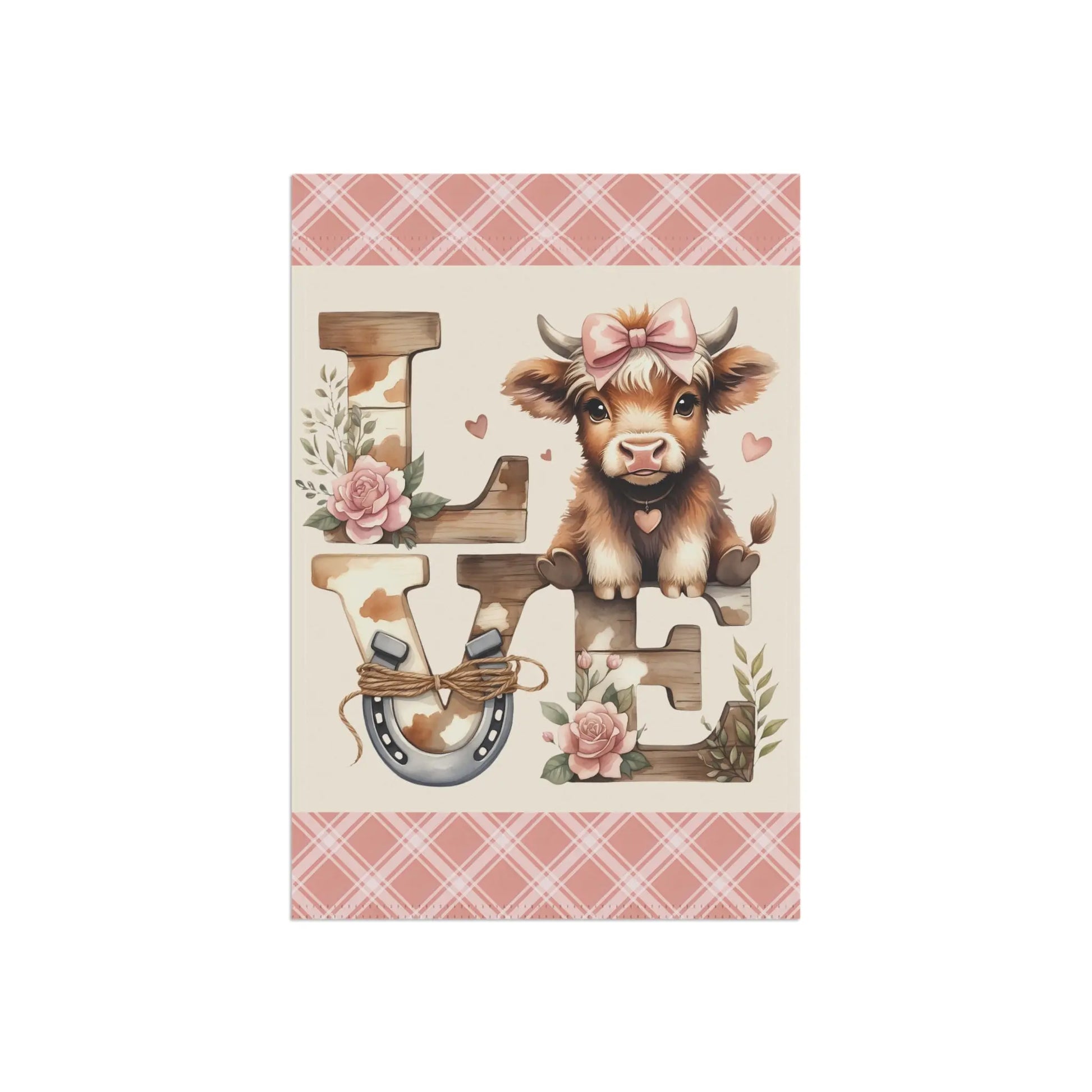 Love Cow Garden Flag  image 3