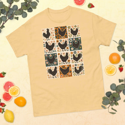 Checkered Chickens Tee image 7
