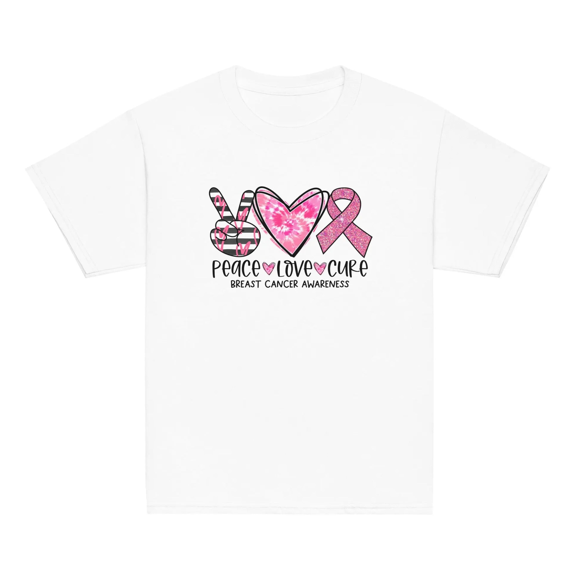 Peace, Love, Cure BCA Youth Tee image 10