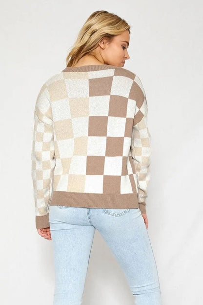 Checkered Cardigan image 6