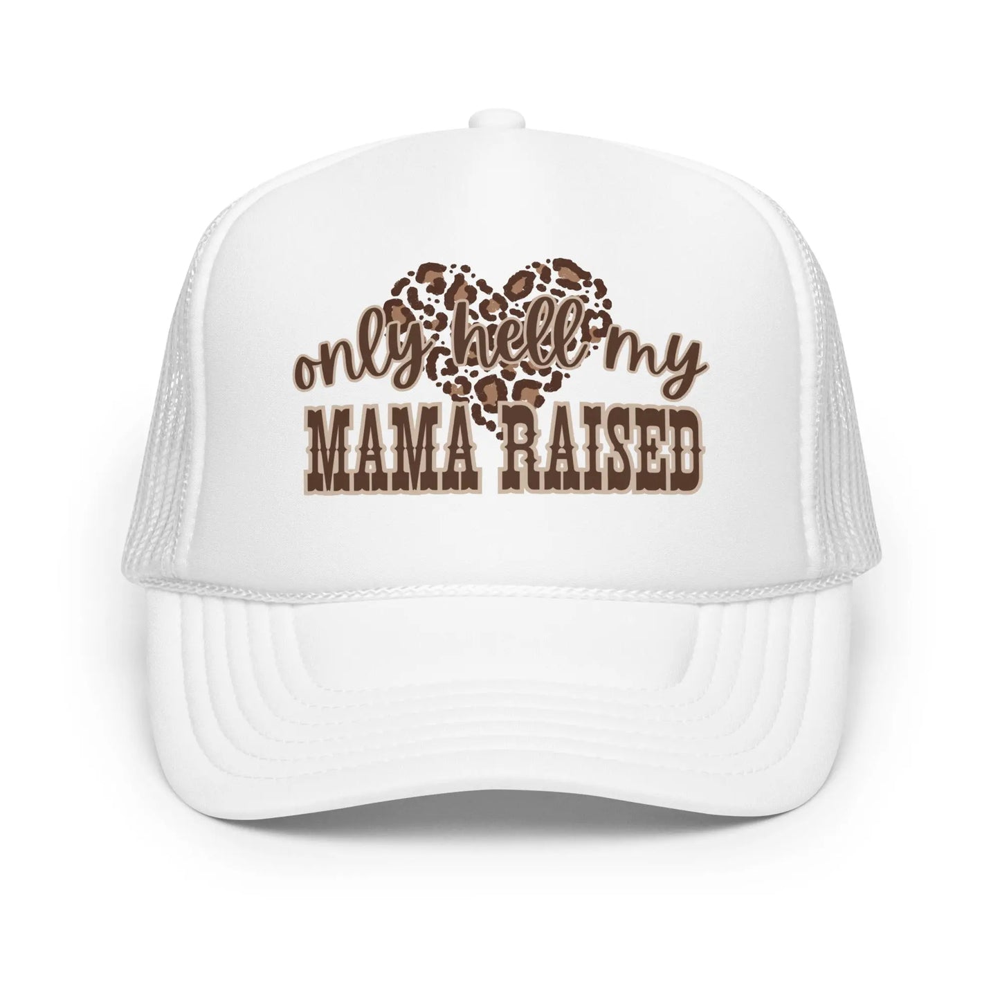 Only Hell Mama Raised Trucker Hat image 39