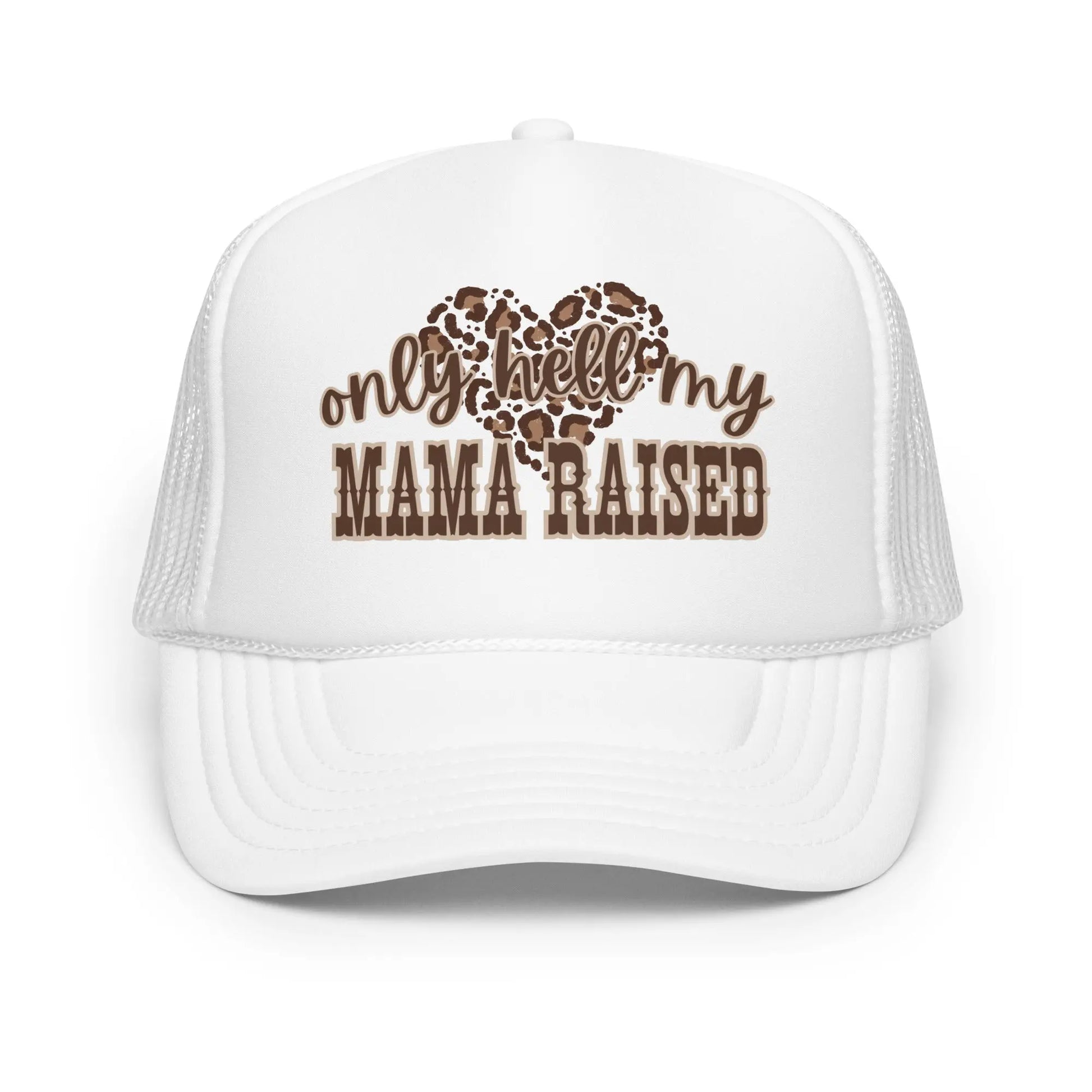 Only Hell Mama Raised Trucker Hat image 39