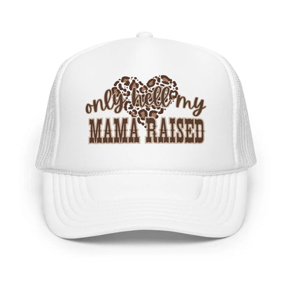 Only Hell Mama Raised Trucker Hat image 39
