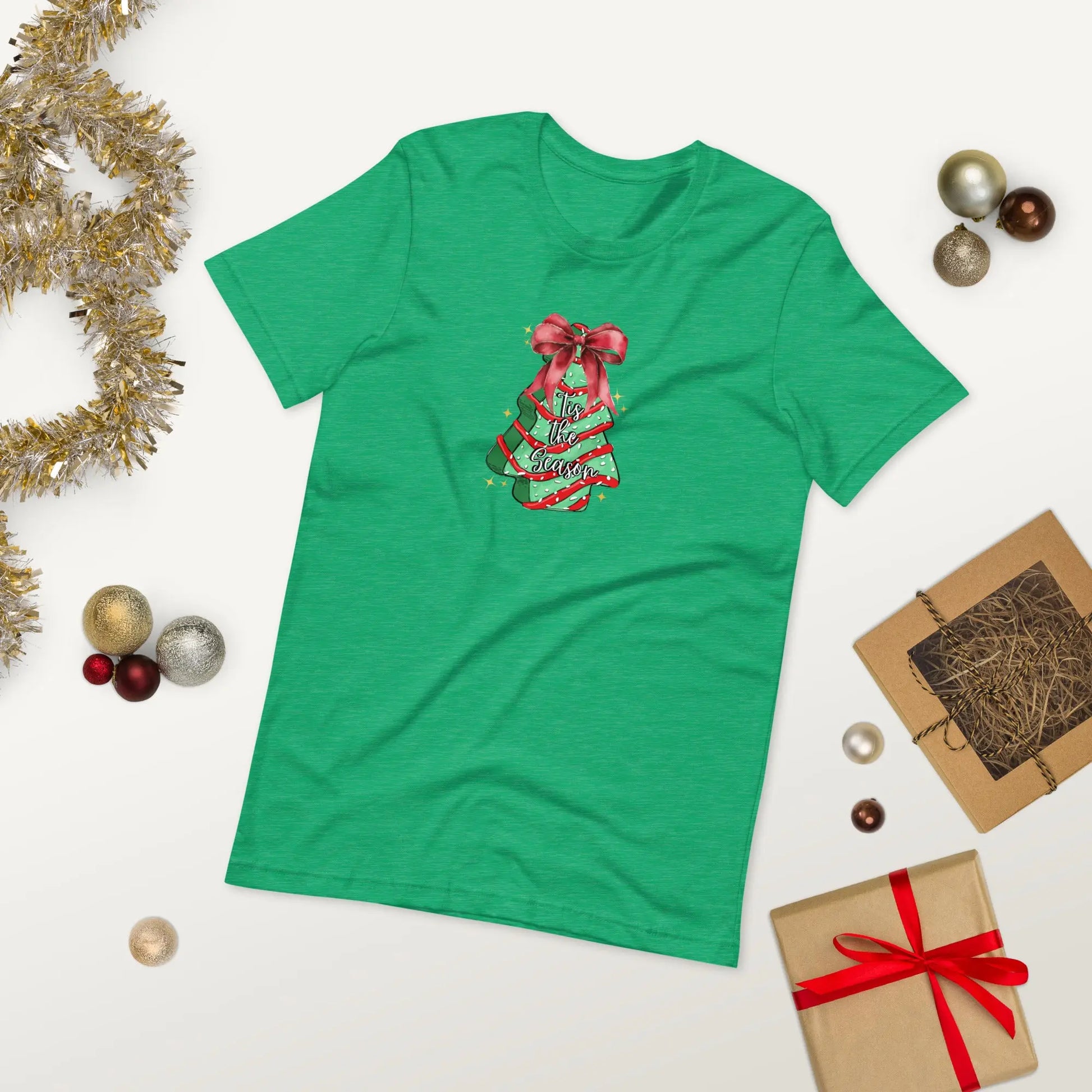 Tis The Season Christmas Cake Tee image 6