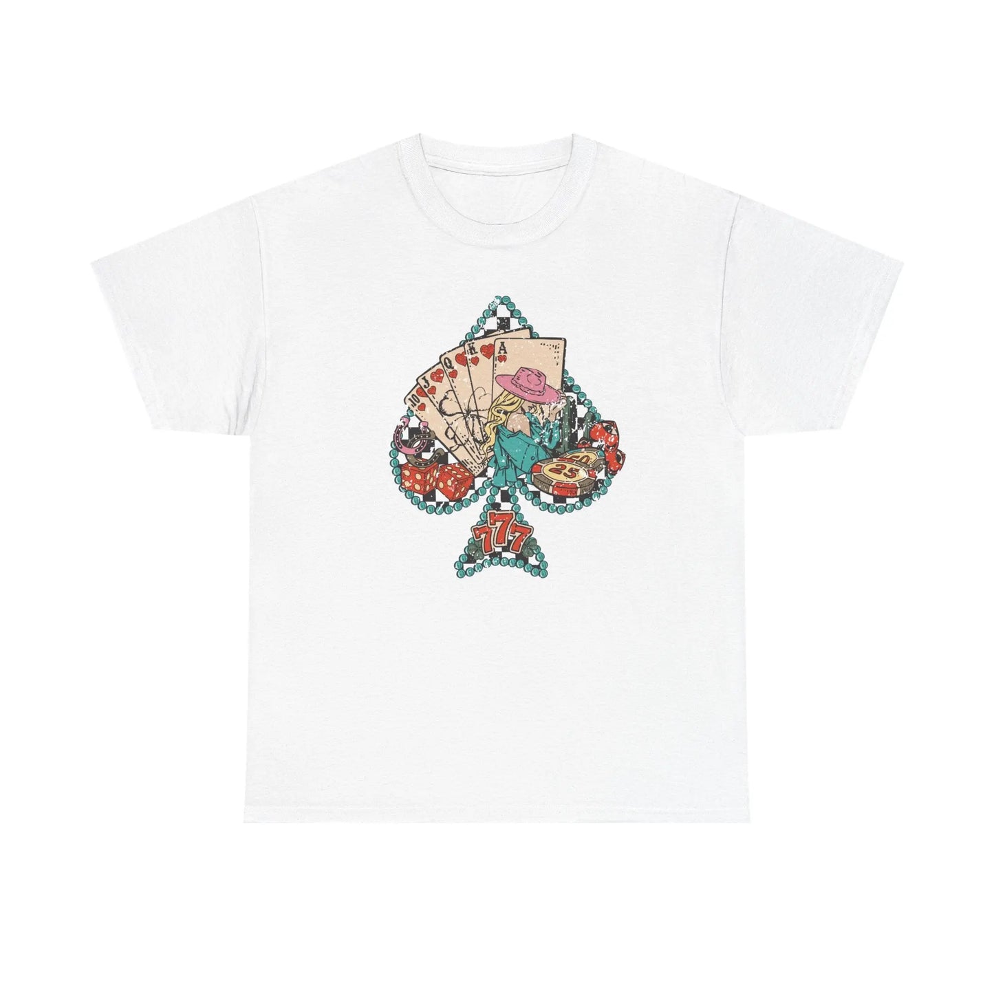 Spade Floral Tarot Tee image 0