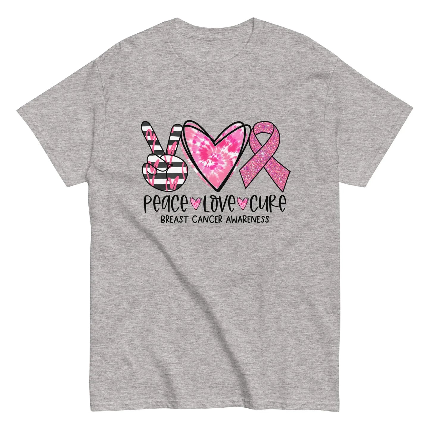 Peace, Love, Cure BCA Tee image 3