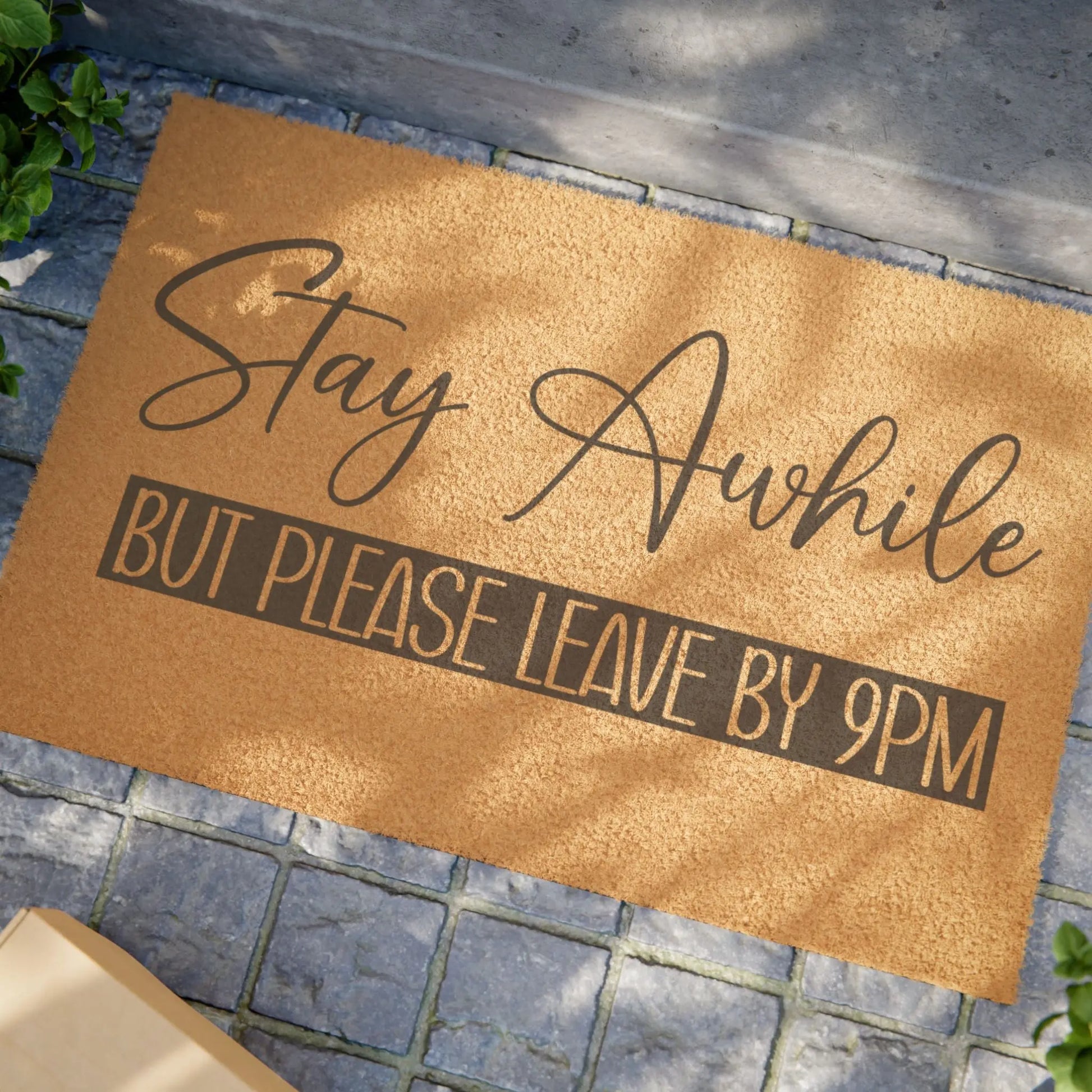 'Stay Awhile' Doormat image 0