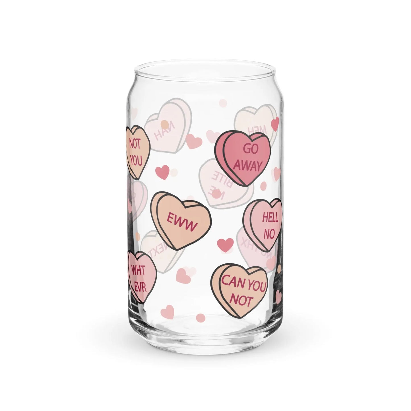 Anti-Valentine Candy Hearts Glass image 6