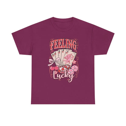 Pink Retro Poker Cards Graphic Tee image 9