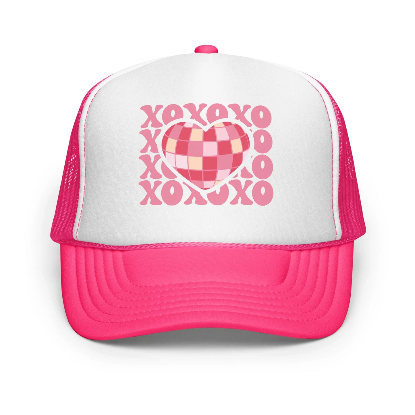 XOXO Disco Heart Trucker Hat image 0