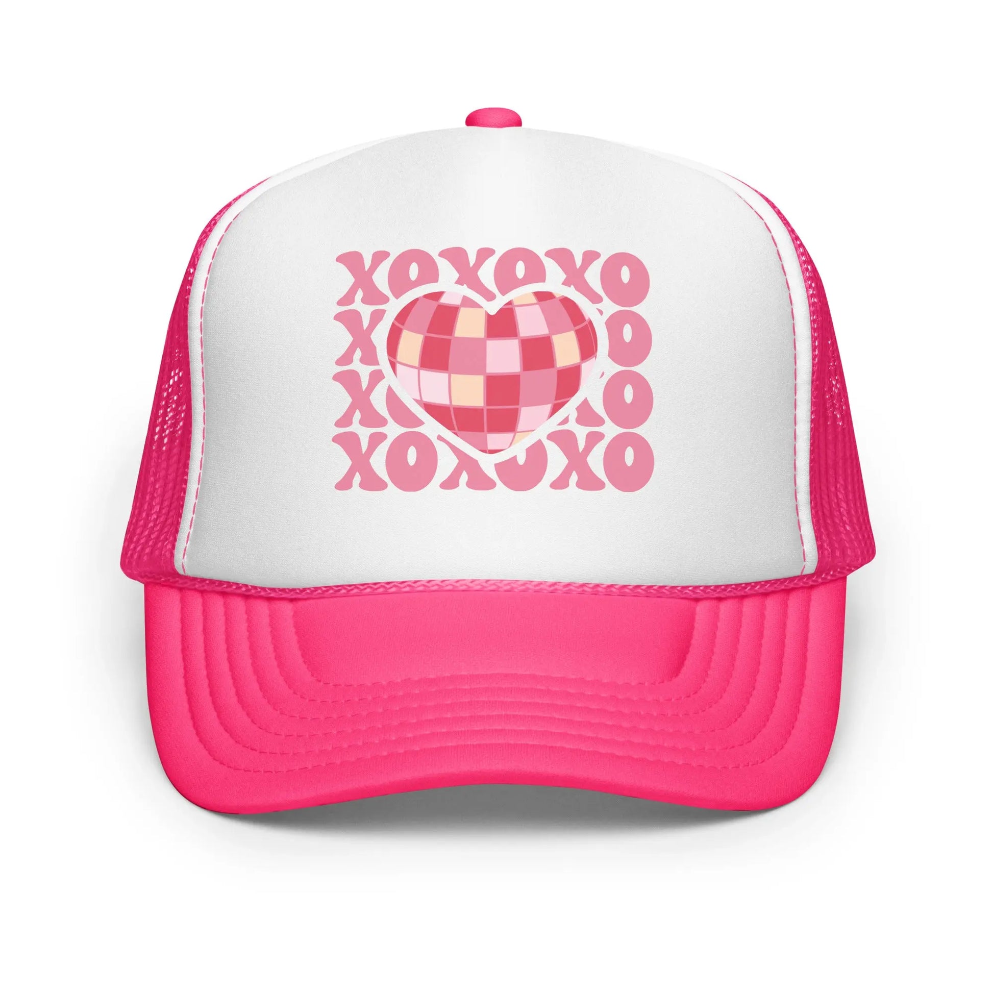 XOXO Disco Heart Trucker Hat image 0