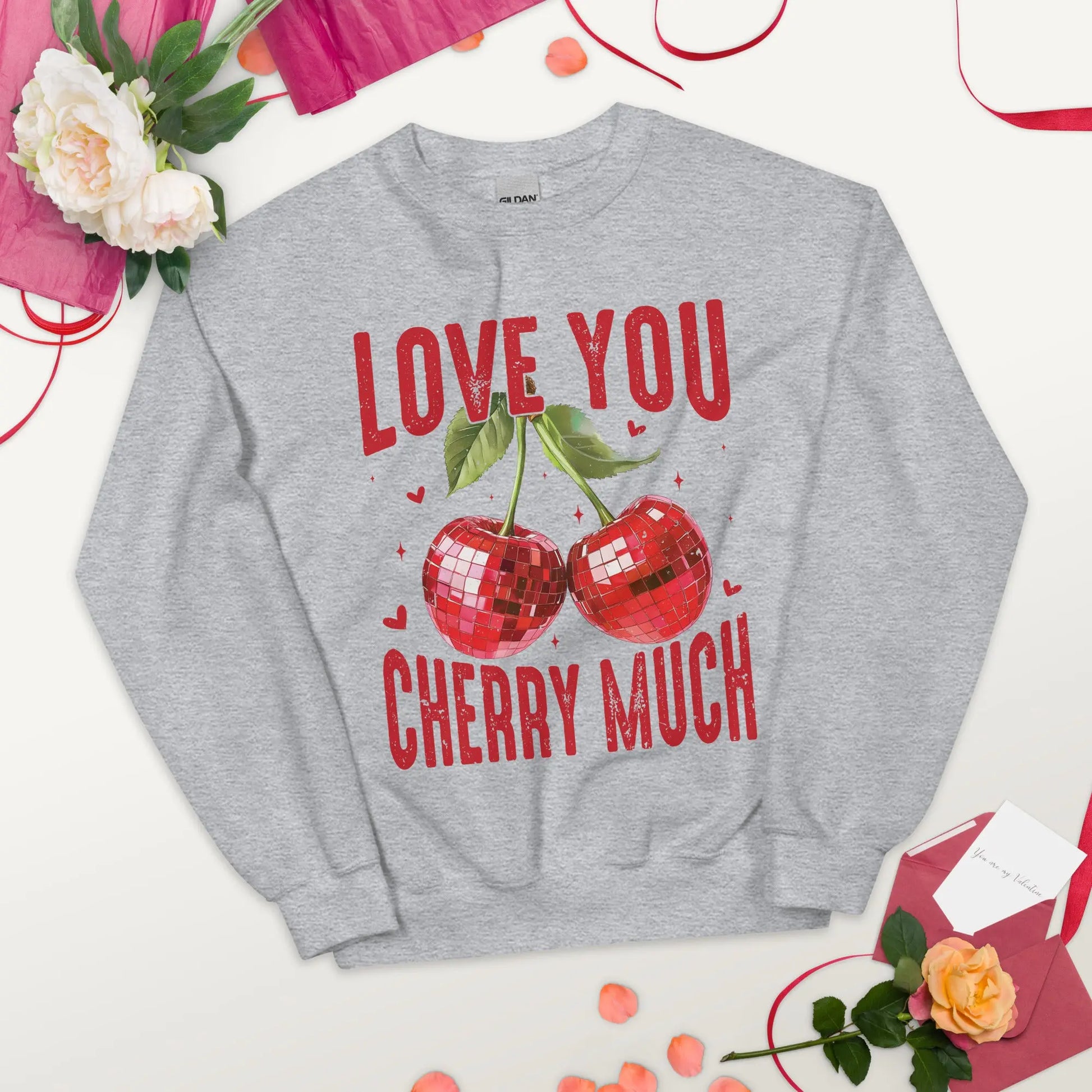 Love You Cherry Much Sweatshirt image 1